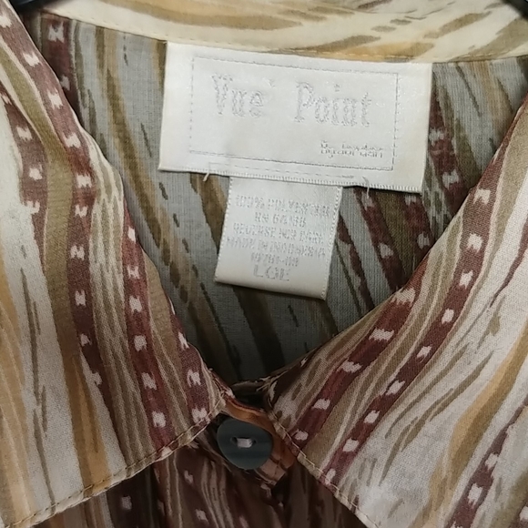 Vue Point by Jordan Neutral Color 2 Piece Shirt Set - Picture 5 of 8